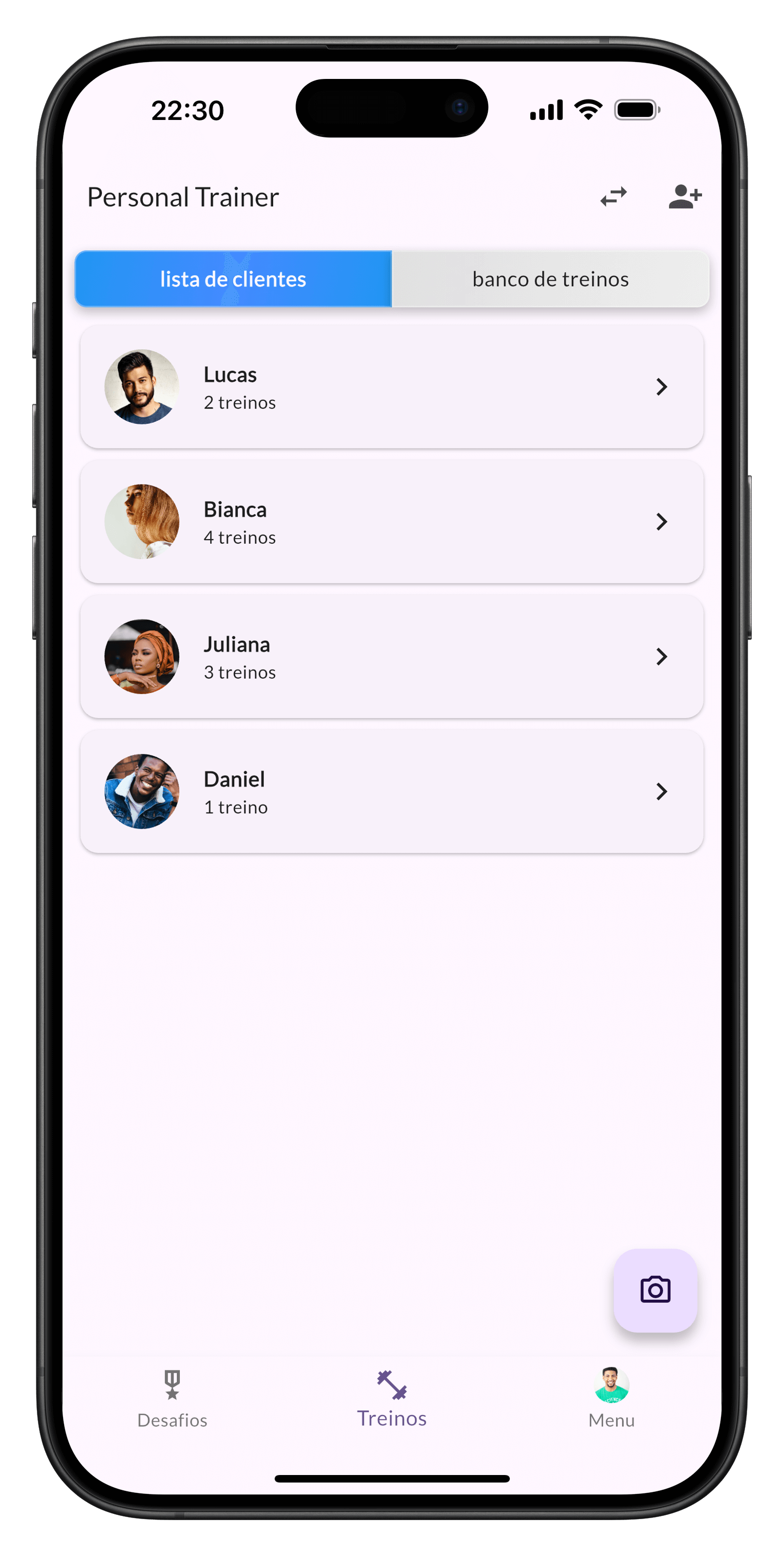 Personal Trainer Dashboard